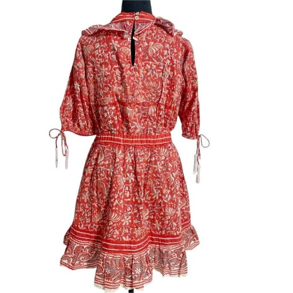 NEW Cleobella Size Medium Dress Wrap Mini Short Blair Tassel Cuff - Picture 12 of 16